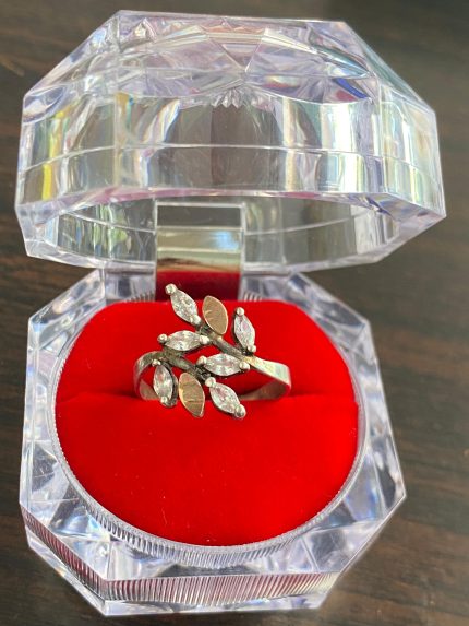 ANILLOS DE ORO 18K CON PLATA 950
